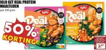 De Boerenschuur Iglo get real protein maaltijden aanbieding