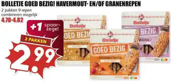 De Boerenschuur Bolletje goed bezig! havermout en/of granenrepen aanbieding