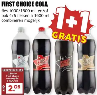 De Boerenschuur First choice cola aanbieding