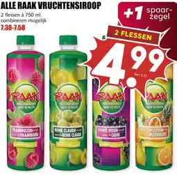 De Boerenschuur Alle raak vruchtensiroop aanbieding