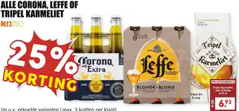 De Boerenschuur Alle corona, leffe of tripel karmeliet aanbieding