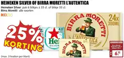 De Boerenschuur Heineken silver of birra moretti l'autentica aanbieding