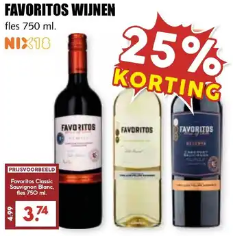 De Boerenschuur Favoritos wijnen aanbieding