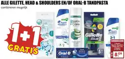 De Boerenschuur Alle gilette, head & shoulders en/of oral-b tandpasta aanbieding
