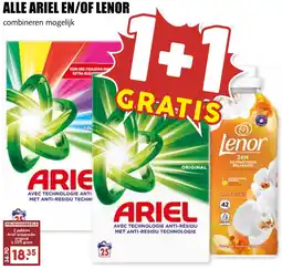 De Boerenschuur Alle ariel en/of lenor aanbieding