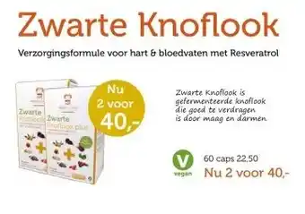 De Rode Pilaren Zwarte Knoflook aanbieding