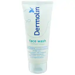 Kruidvat Dermolin Facewash aanbieding