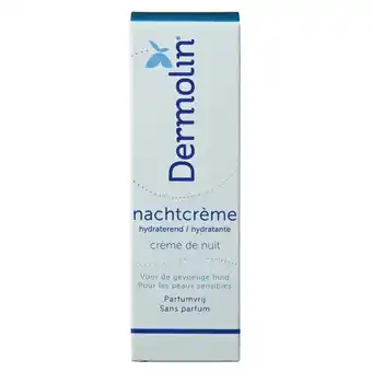 Kruidvat Dermolin Nachtcrème aanbieding