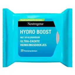 Kruidvat Neutrogena Hydro Boost Aqua Reinigingsdoekjes aanbieding