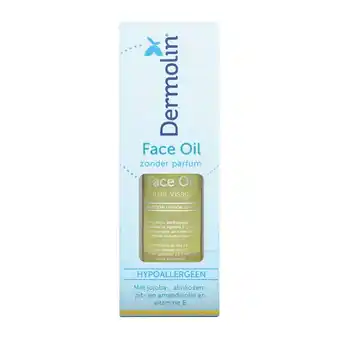 Kruidvat Dermolin Face Oil aanbieding