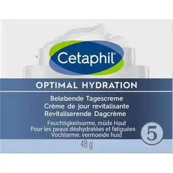Kruidvat Cetaphil Optimal Hydration Revitaliserende Dagcrème aanbieding