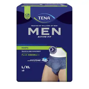 Kruidvat Tena Men Active Fit Pants Plus Incontinentiebroekjes aanbieding