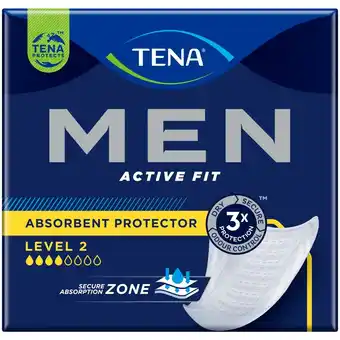 Kruidvat Tena Men Level 2 Medium Absorbent Protector aanbieding