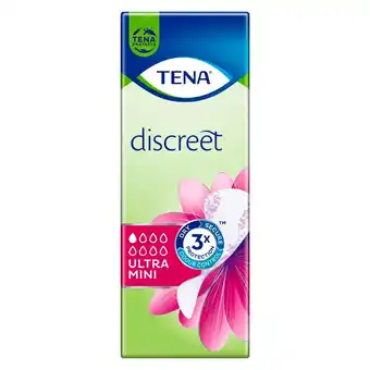 Kruidvat Tena Lady Discreet Ultra Mini Inlegkruisjes aanbieding