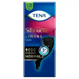 Kruidvat Tena Silhouette Noir Normal Inlegkruisjes aanbieding