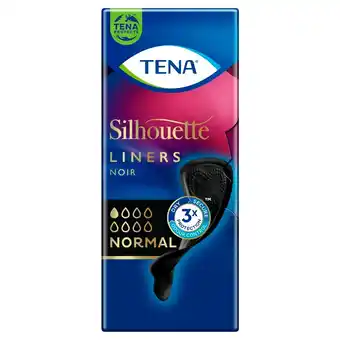 Kruidvat Tena Silhouette Noir Normal Inlegkruisjes aanbieding