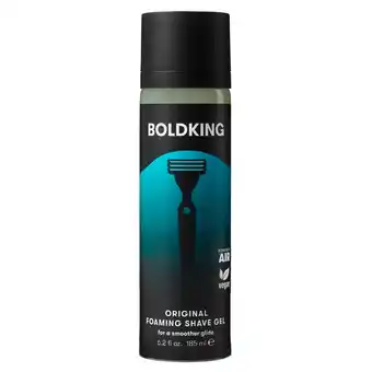 Kruidvat Boldking Original Foaming Shave Gel aanbieding