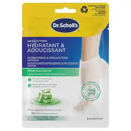 Kruidvat Dr. Scholl's Aloë Vera Voedend Voetmasker aanbieding