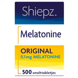 Kruidvat Shiepz Melatonine Original 0,1mg Smelttabletten aanbieding