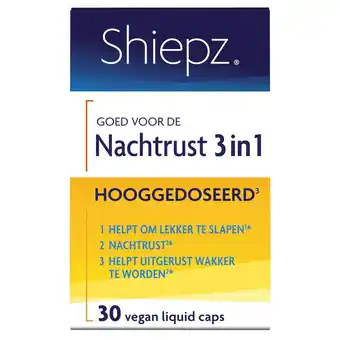 Kruidvat Shiepz Nachtrust 3 in 1 Hooggedoseerd Liquid Capsules aanbieding
