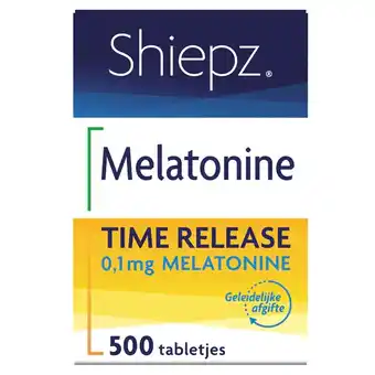 Kruidvat Shiepz Melatonine Time Release 0,1mg Tabletten aanbieding