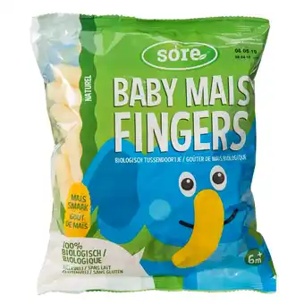 Kruidvat Sore Baby Naturel Maisfingers aanbieding
