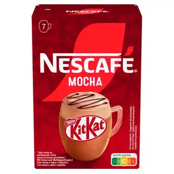 Kruidvat Nescafé Mocha Nestlé Kitkat Oploskoffie aanbieding