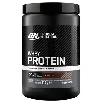 Kruidvat Optimum Nutrition Whey Chocolate Protein Powder aanbieding