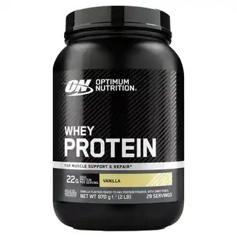 Kruidvat Optimum Nutrition Whey Vanilla Protein Powder aanbieding