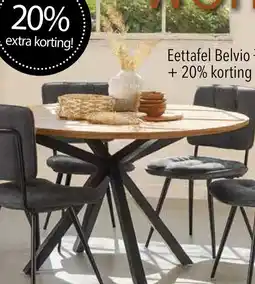 Pronto wonen Eettafel Belvio aanbieding