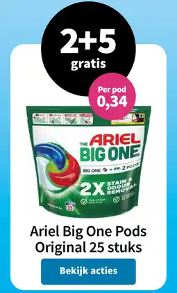 Plein.nl Ariel Big One Pods aanbieding