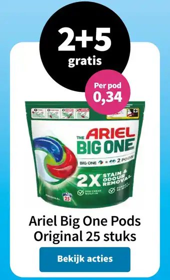Plein.nl Ariel Big One Pods aanbieding