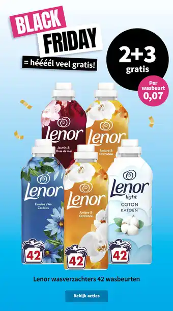 Plein.nl Lenor wasverzachters aanbieding