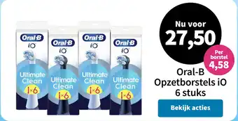 Plein.nl Oral-B Opzetborstels iO aanbieding