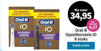 Plein.nl Oral-B Per borstel Opzetborstels iO aanbieding