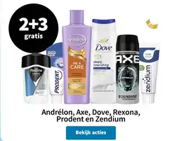 Plein.nl Andrélon, Axe, Dove, Rexona, Prodent en Zendium aanbieding