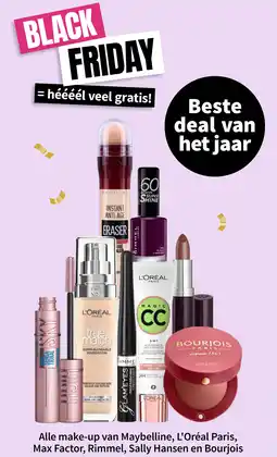 Plein.nl Alle make-up van Maybelline, L'Oréal Paris, Max Factor, Rimmel, Sally Hansen en Bourjois aanbieding