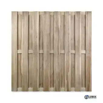 Praxis Houten Schutting - Cardiff - Grenen - Groen Geïmpregneerd - Recht - 180x180cm - FSC/PEFC aanbieding