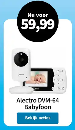 Plein.nl Alectro DVM 64 Babyfoon aanbieding