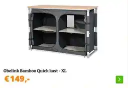 Obelink Obelink Bamboo Quick kast XL aanbieding