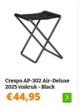 Obelink Crespo AP-302 Air Deluxe 2025 viskruk Black aanbieding