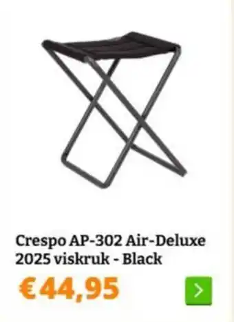 Obelink Crespo AP-302 Air Deluxe 2025 viskruk Black aanbieding