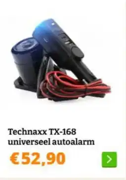 Obelink Technaxx TX 168 universeel autoalarm aanbieding