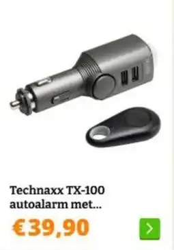 Obelink Technaxx TX 100 autoalarm met aanbieding