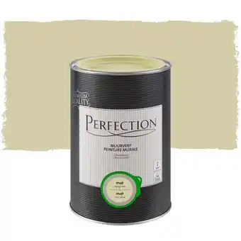 Praxis Perfection Ultradekkend Muurverf - Mat - Olijfgroen - 1L aanbieding