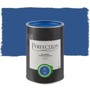 Praxis Perfection Ultradekkend Muurverf - Mat - Saffierblauw - 1L aanbieding