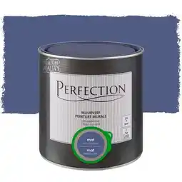 Praxis Perfection Ultradekkend Muurverf - Mat - Avond Blauw - 2,5L aanbieding