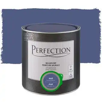 Praxis Perfection Ultradekkend Muurverf - Mat - Avond Blauw - 2,5L aanbieding