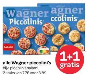Spar Alle Wagner piccolini's aanbieding