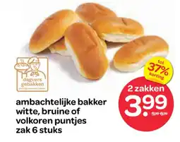 Spar Ambachtelijke bakker witte, bruine of volkoren puntjes aanbieding